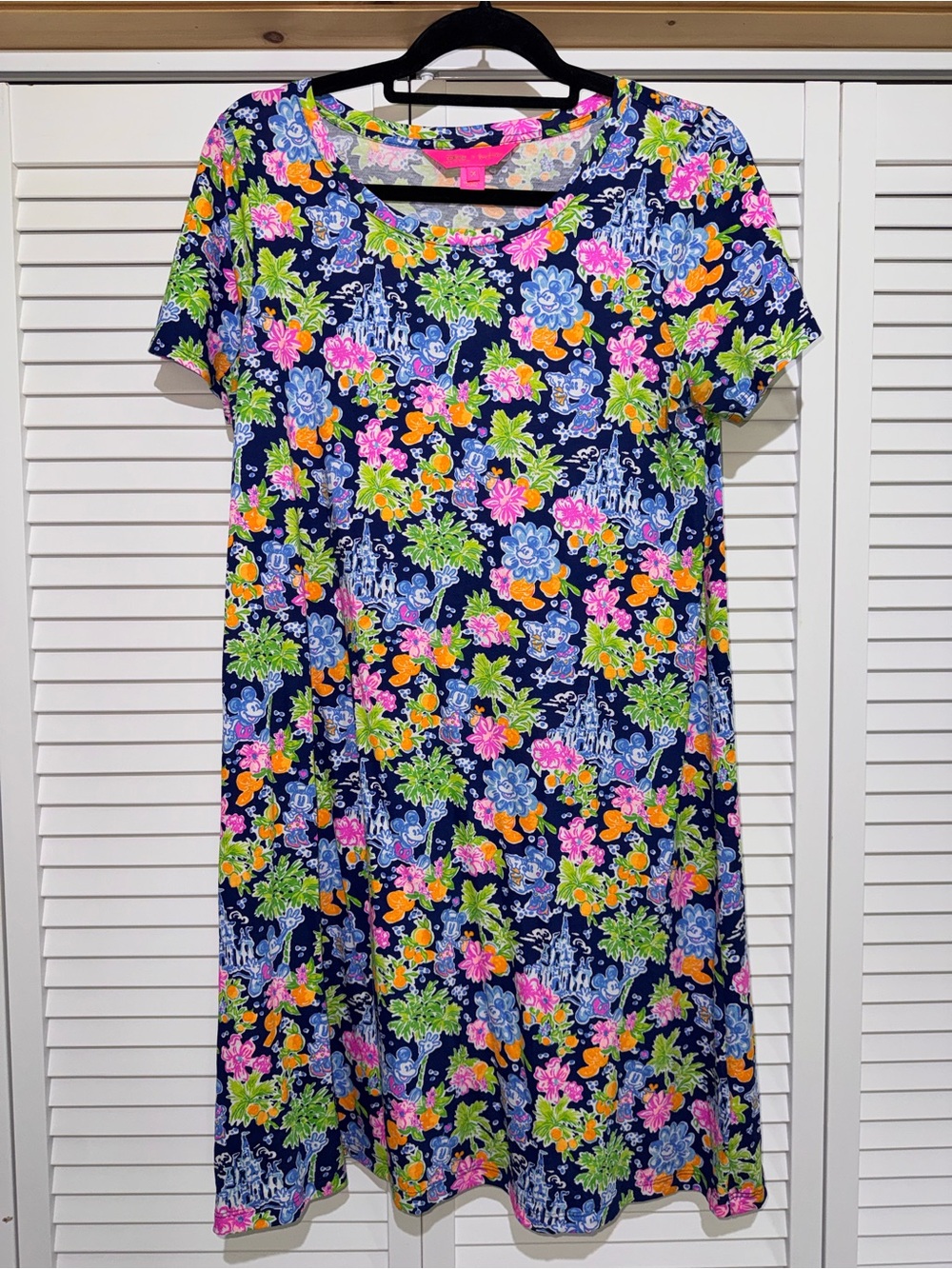 Disney Parks x Lilly Pulitzer Floral Mickey Castle Dress